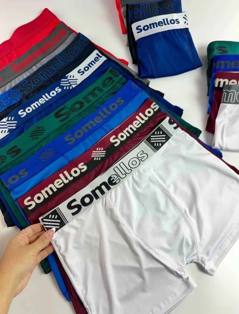 Kit 5 cueca Boxer Adulto Microfibra Premium