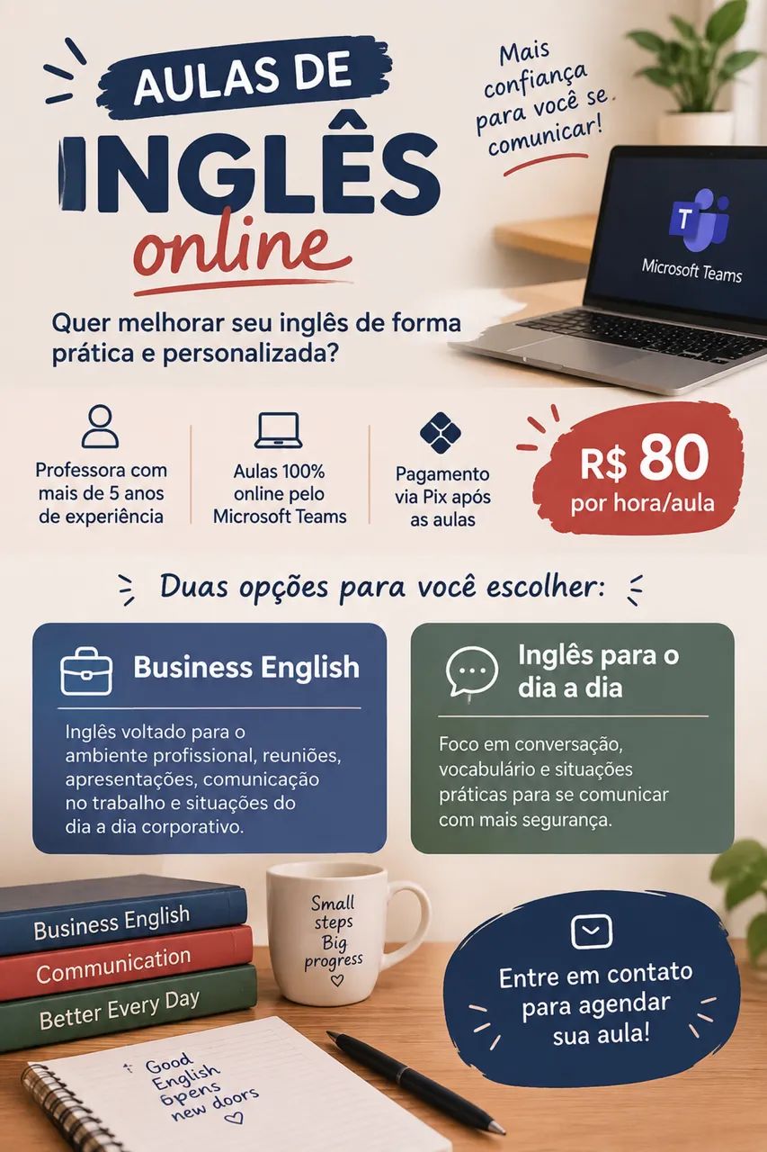 Aulas de inglês online - Aulas particulares e personalizadas - Foto 2