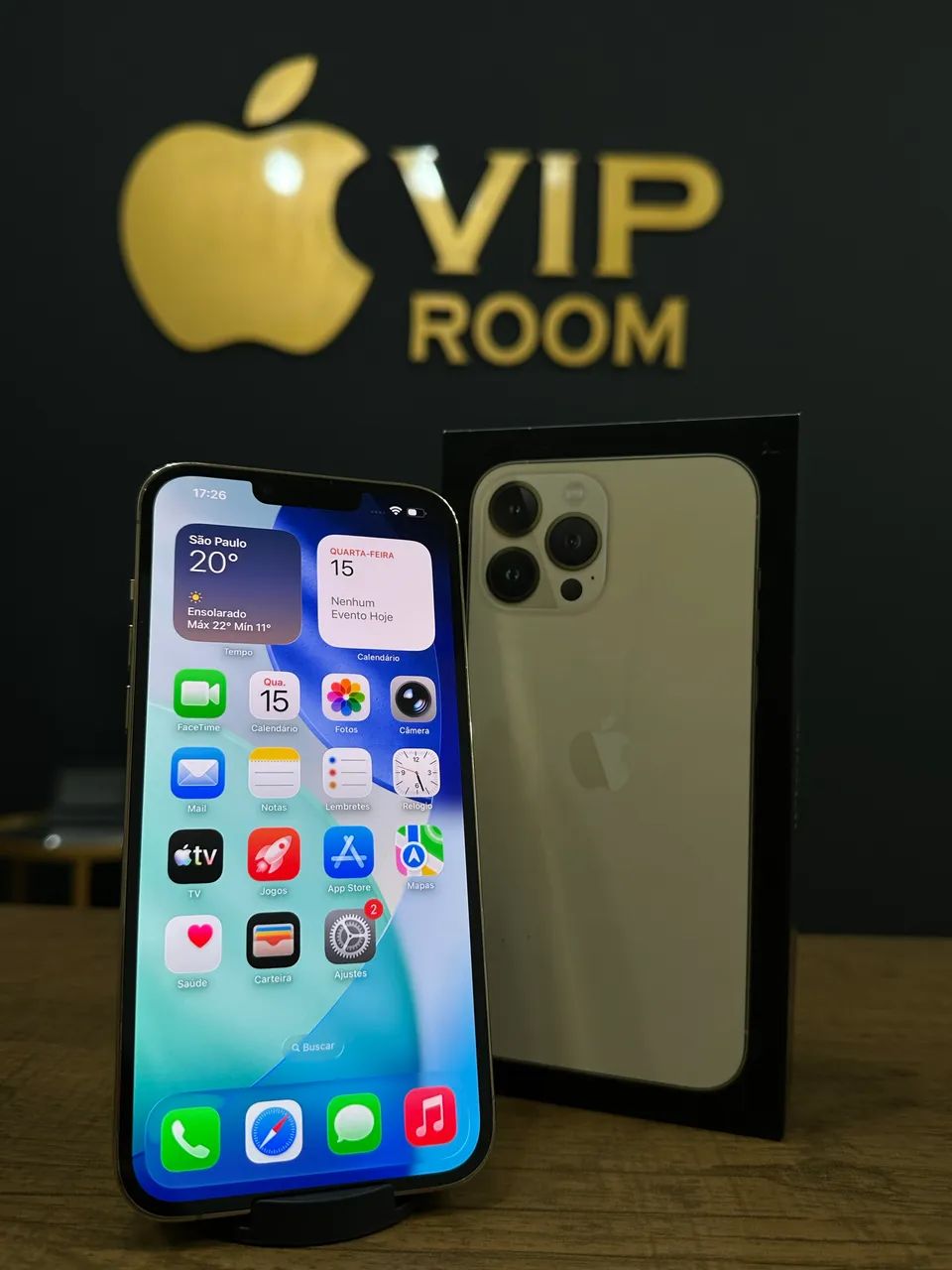 iPhone 13 Pro Max 128gb Gold semi novo em excelente estado