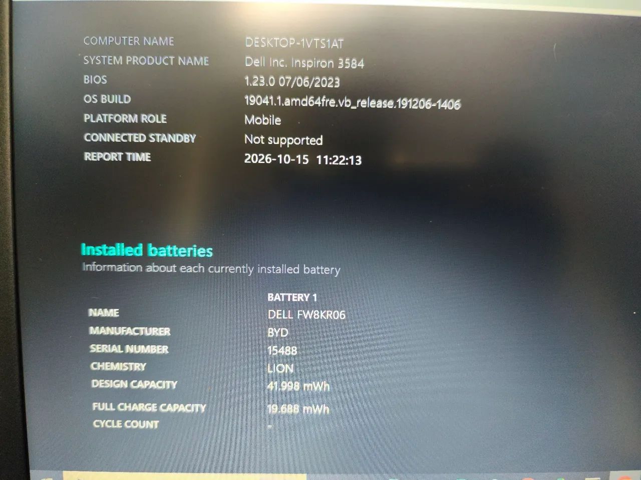Notebook Dell Inspiron 15 i3 8° Geração DDR4 - Foto 5