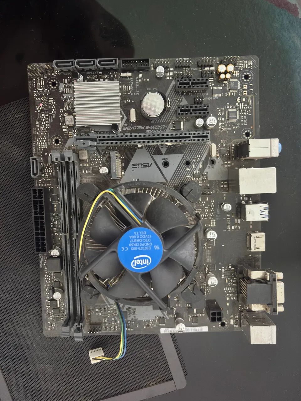 Placa Mae Asus h310m e Processador Intel I3 9100f