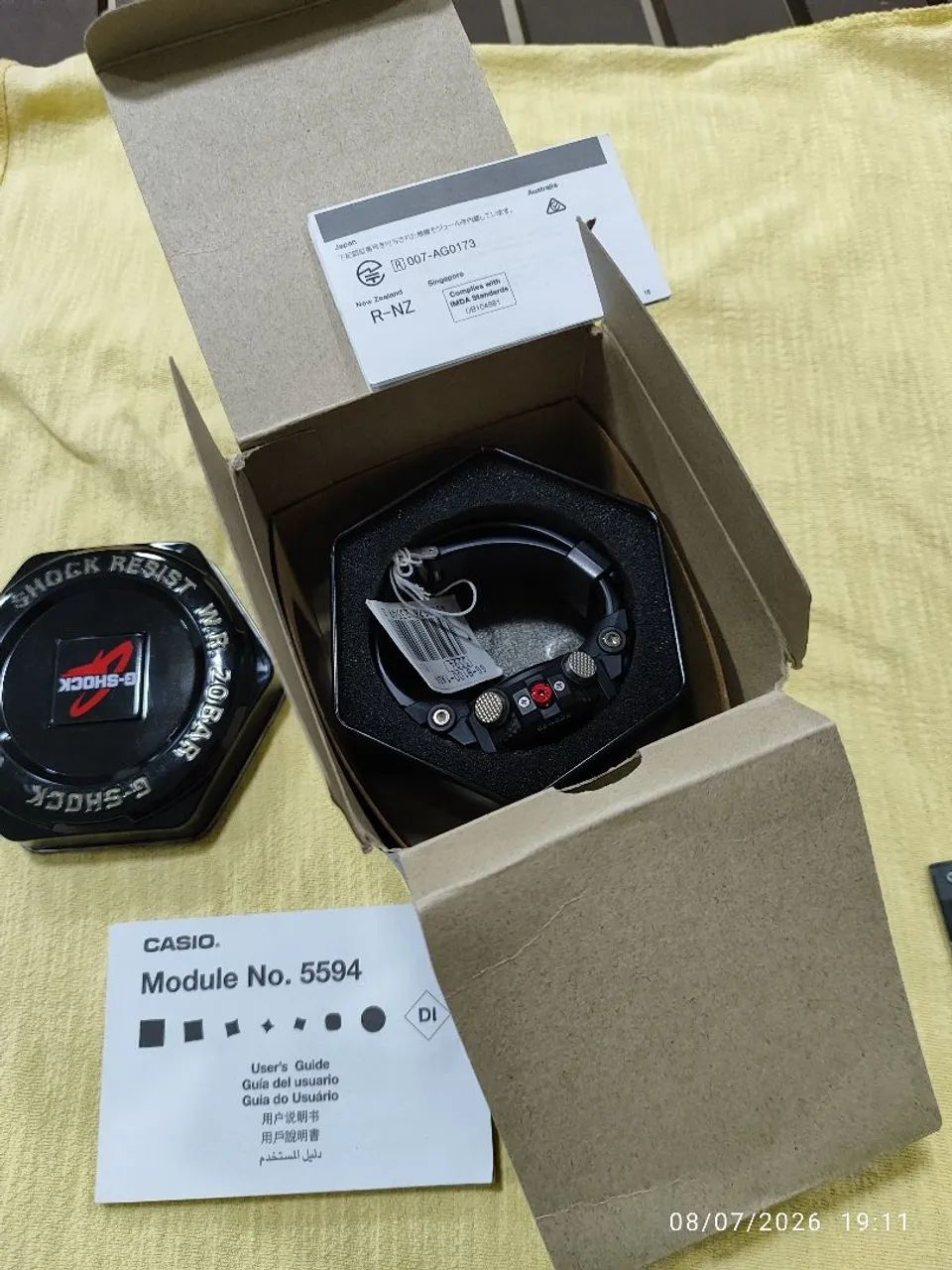 G Shock original Novo