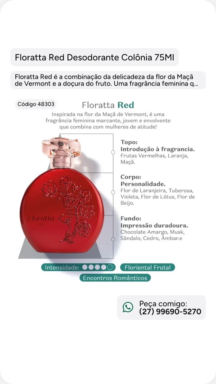 Floratta Red OBoticario  - Foto 2