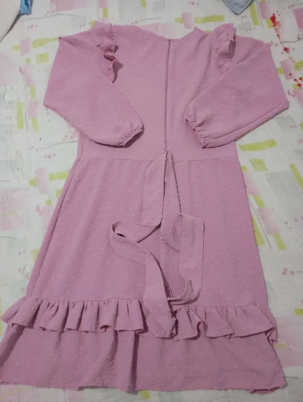 Vendo conjunto saia longa é croped é vestido seminovo