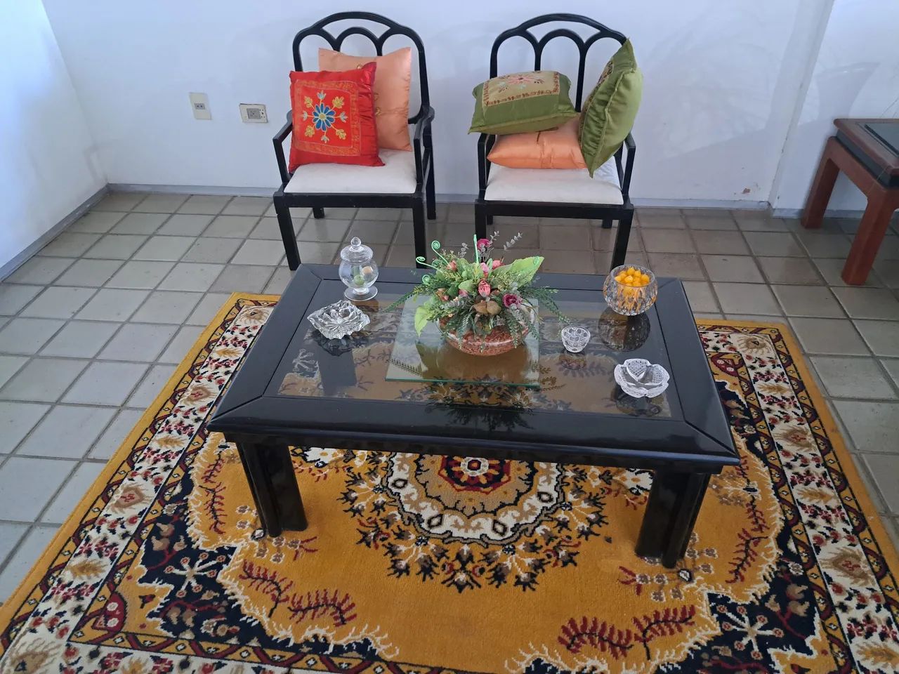 Conjunto poltronas + centro 