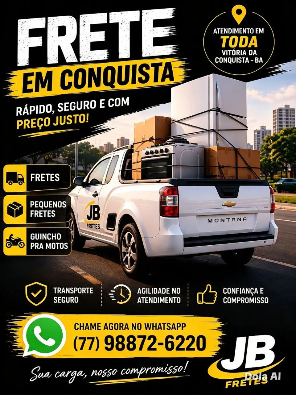 Frete rápido e sem complicação! 