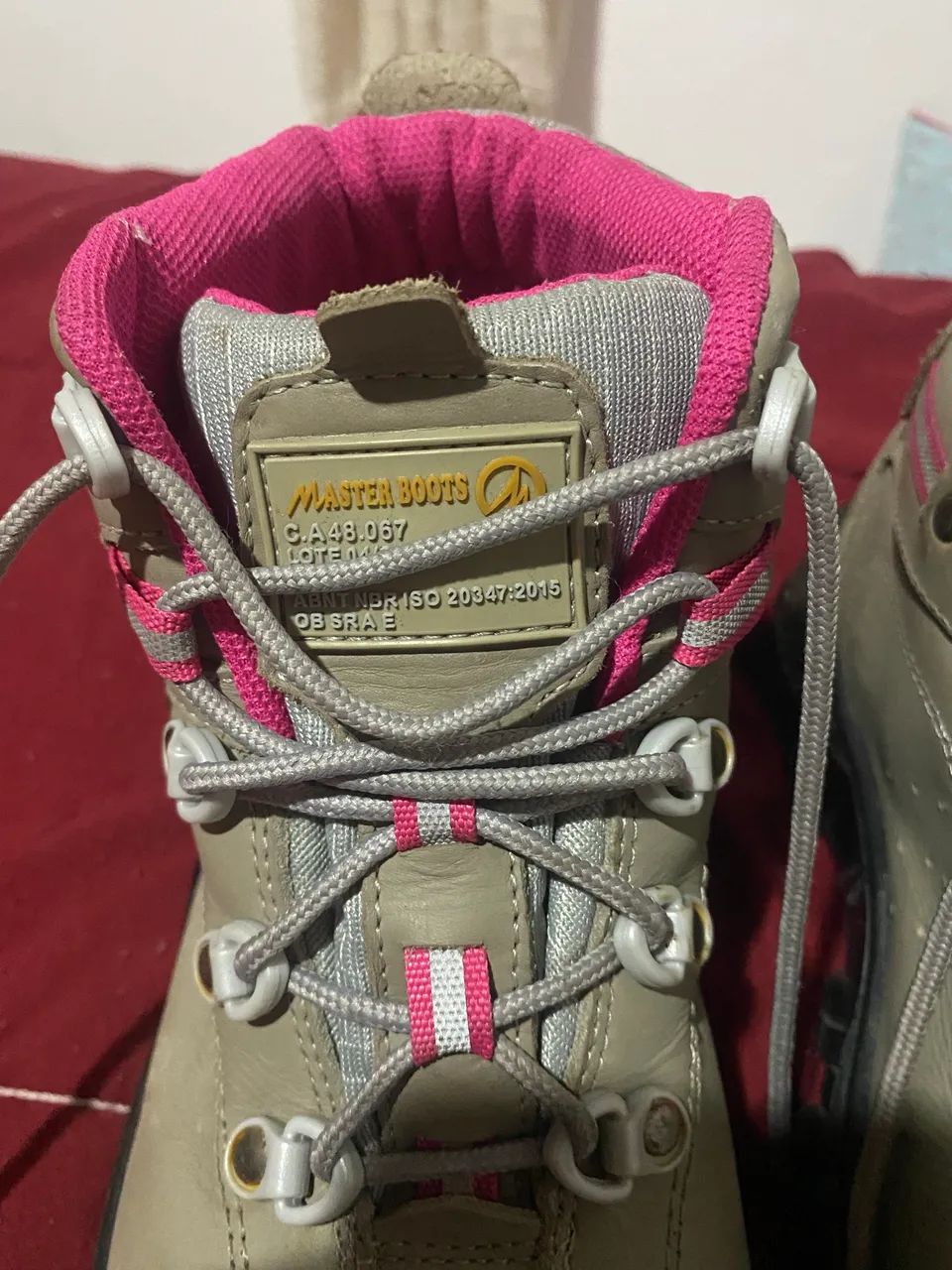 bota de trilha em couro legítimo  - Foto 4