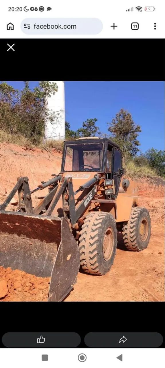 Pá carregadeira W20E 2002