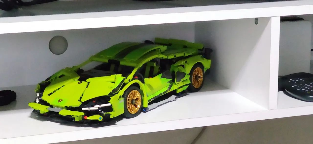 Carrinho lego ja montando,+motor elétrico 