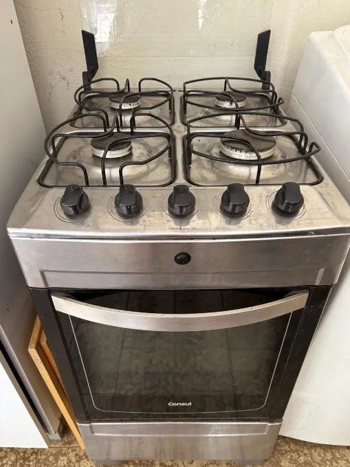 Fogão Consul em Aço Inox