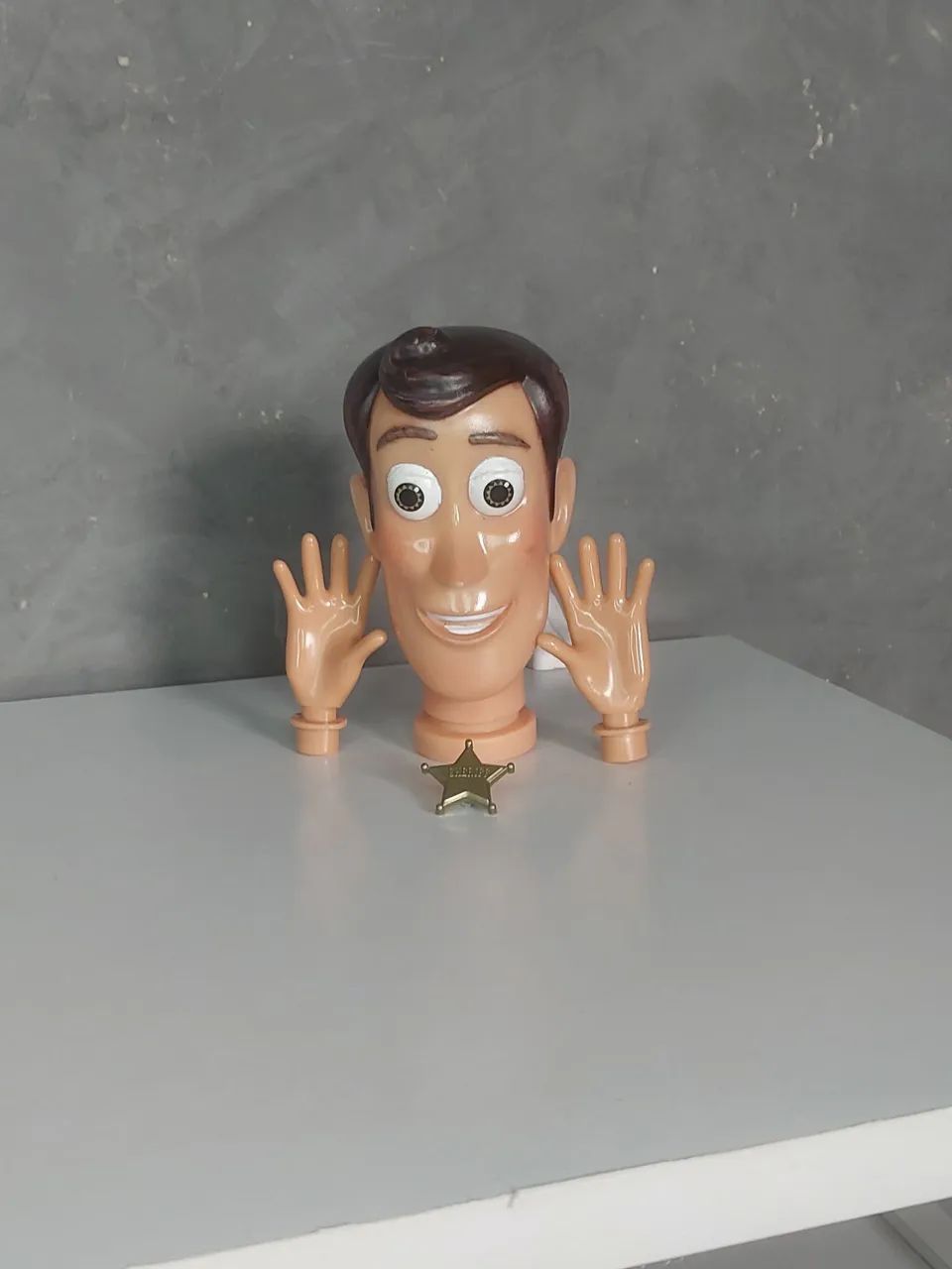 Kit Head, mãos e estrela woody shopee 