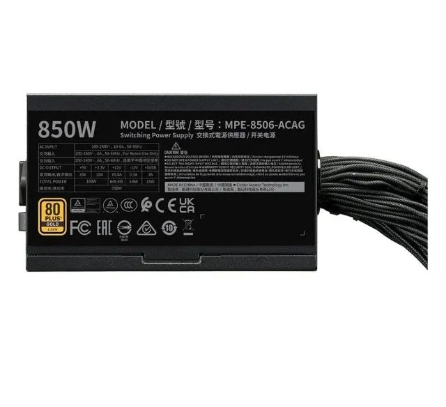 Fonte Cooler Master 850W 80 Plus Gold NOVA LACRADA - Foto 2
