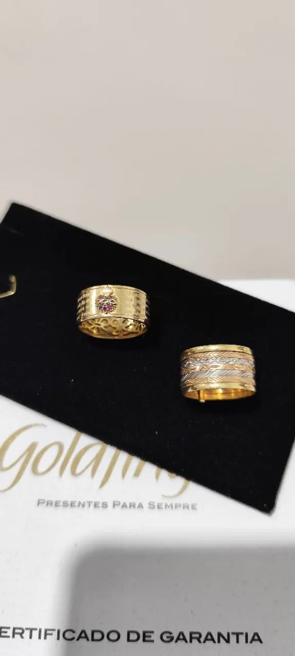 OPORTUNIDADE!!! Anéis em Ouro 18K (750) - Sofisticação e Exclusividade - Foto 4