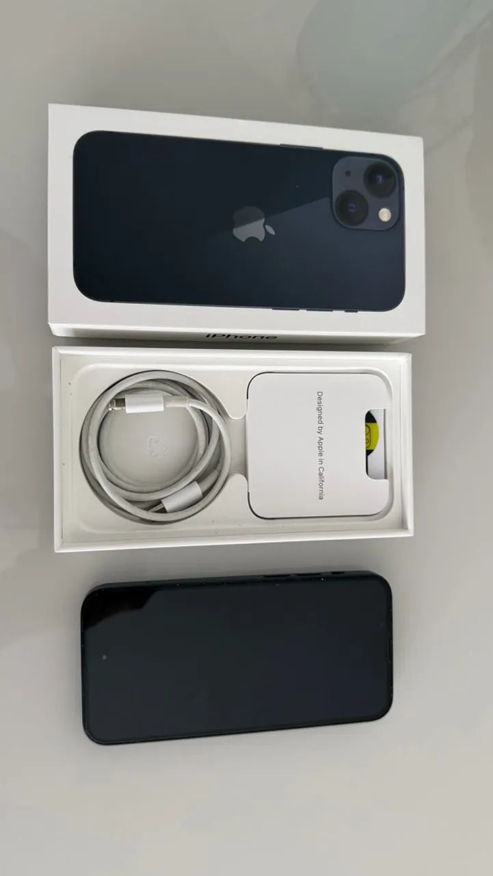 iPhone 13 mini - meia noite 76% de bateria - Foto 2