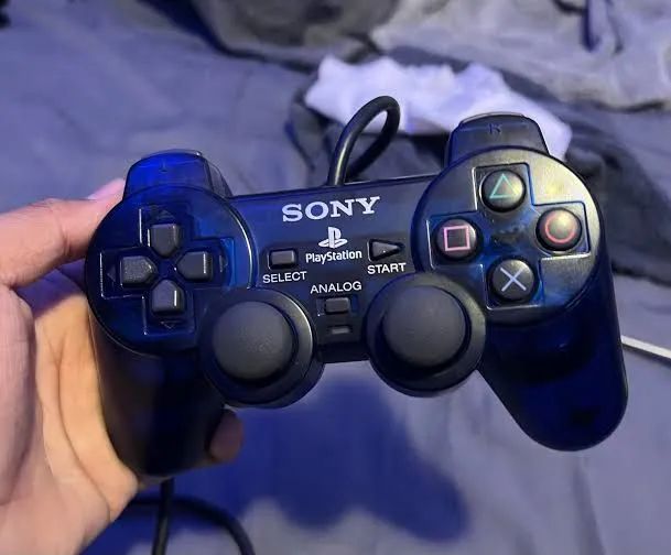 Controle original PS2 Midnight blue EXTREMAMENTE RARO ! - Foto 4