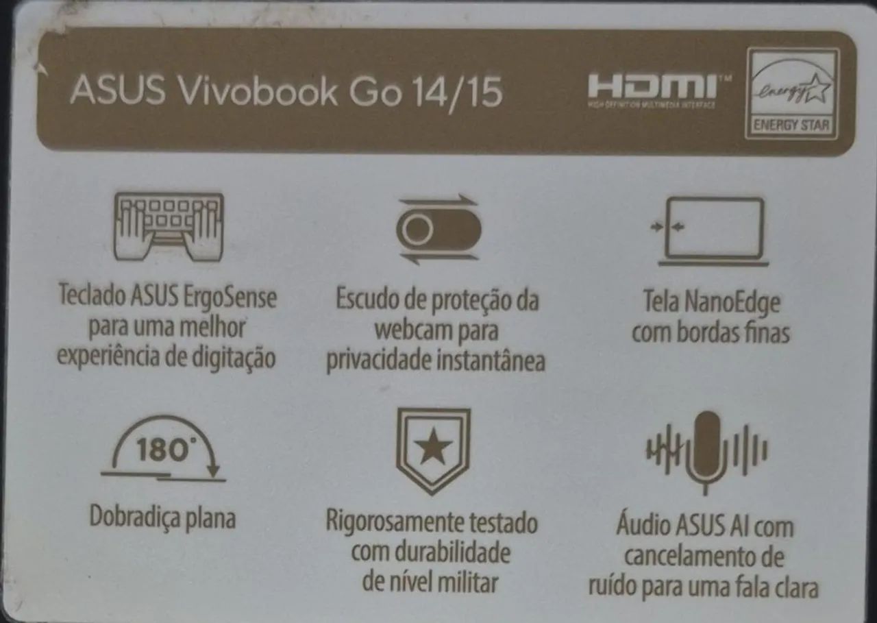 Notebook ASUS, Vivobook Go 15 - Foto 2