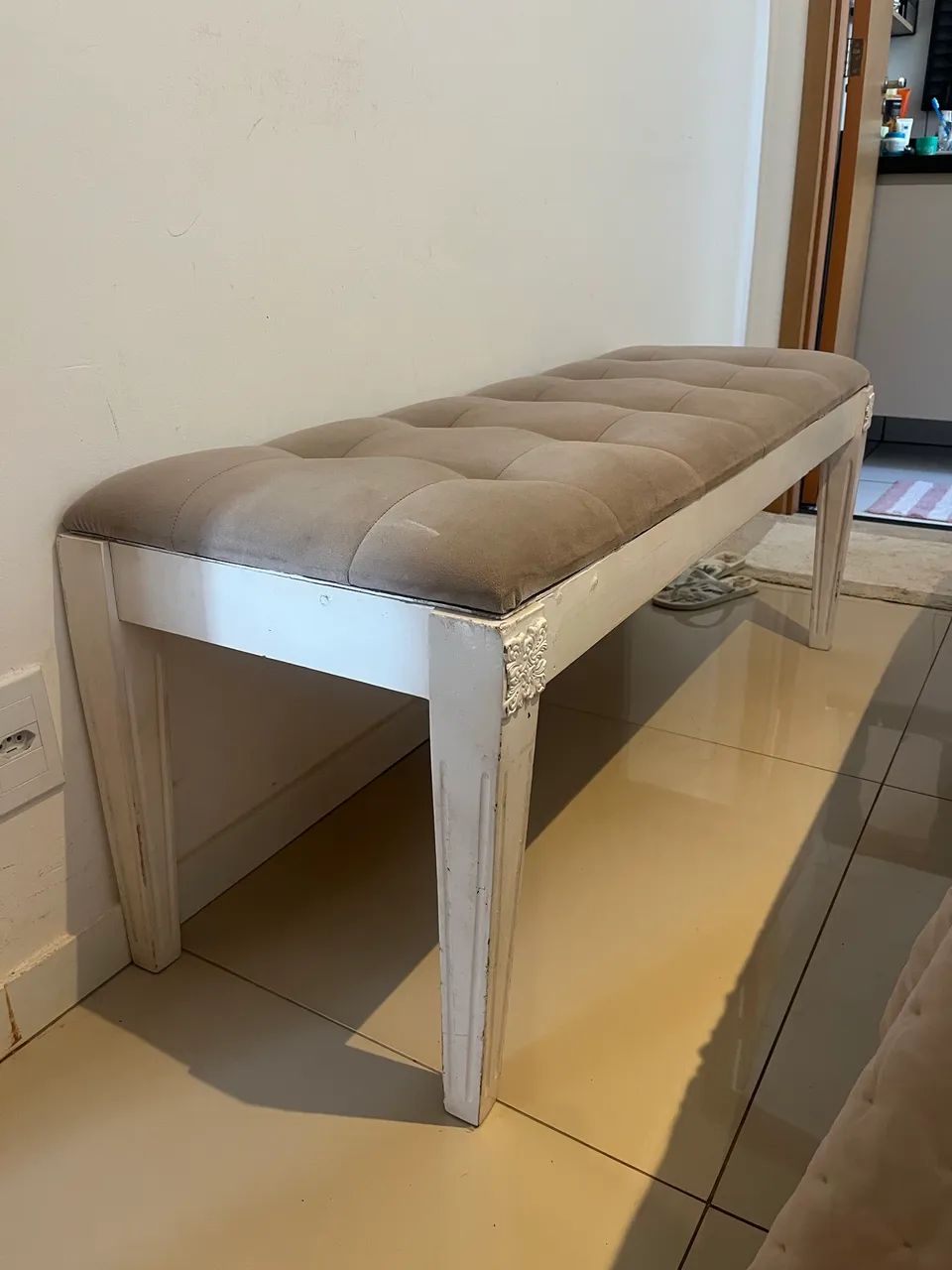 Banco estofado  - Foto 4