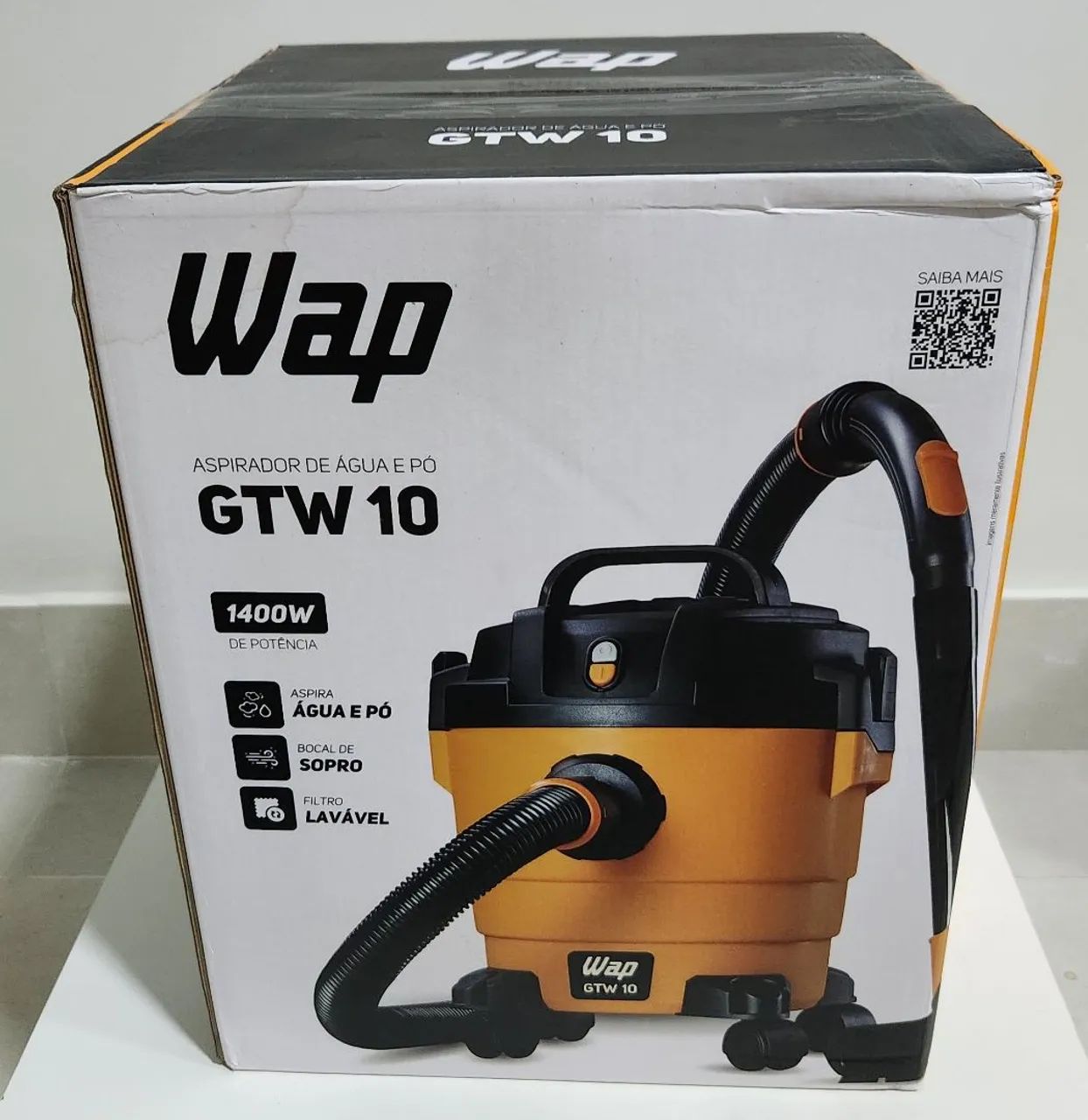 (Novo) Aspirador Água e Pó WAP WAP GTW 10 1400W - Muito Potente .  . - Foto 2
