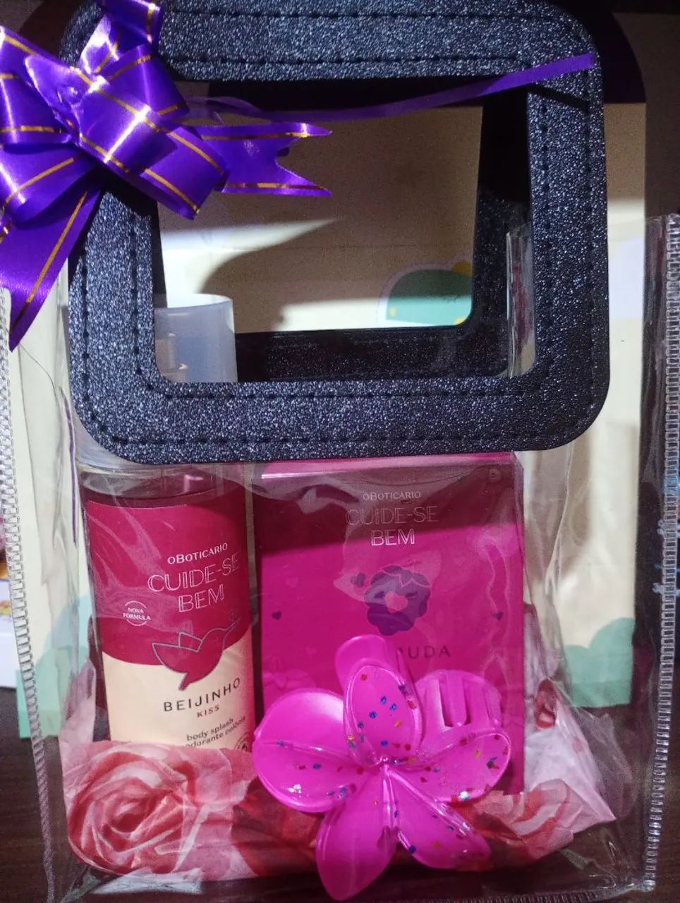 Kit boticário Beijinho Body Splash 