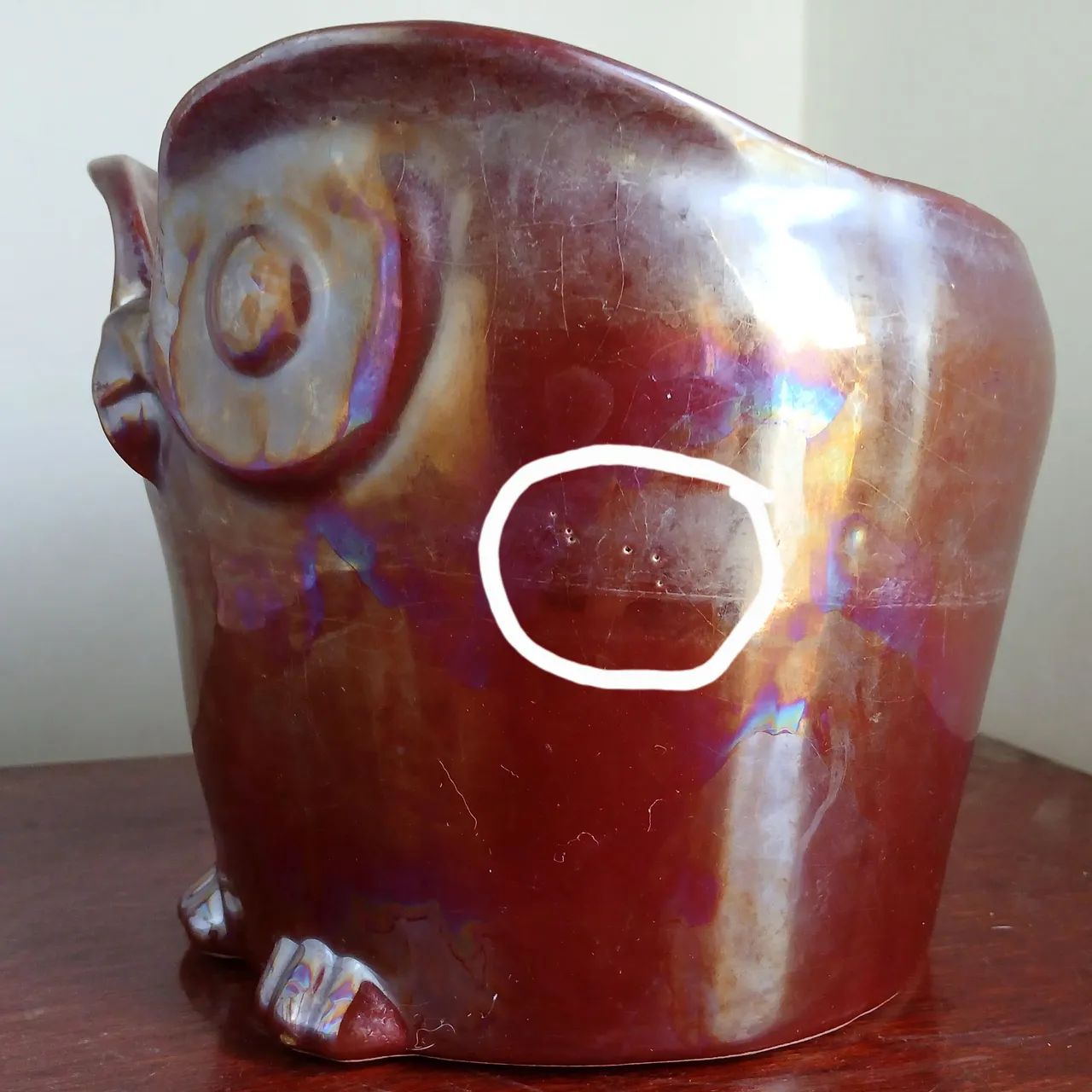 Vaso cerâmica coruja  - Foto 5