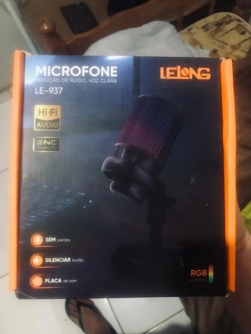 Microfone gamer 