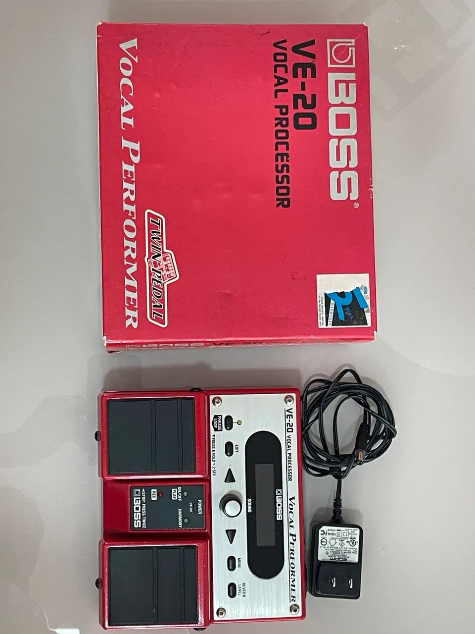 BOSS VE-20 Vocal Performer - Estado de Novo | Completo | Original