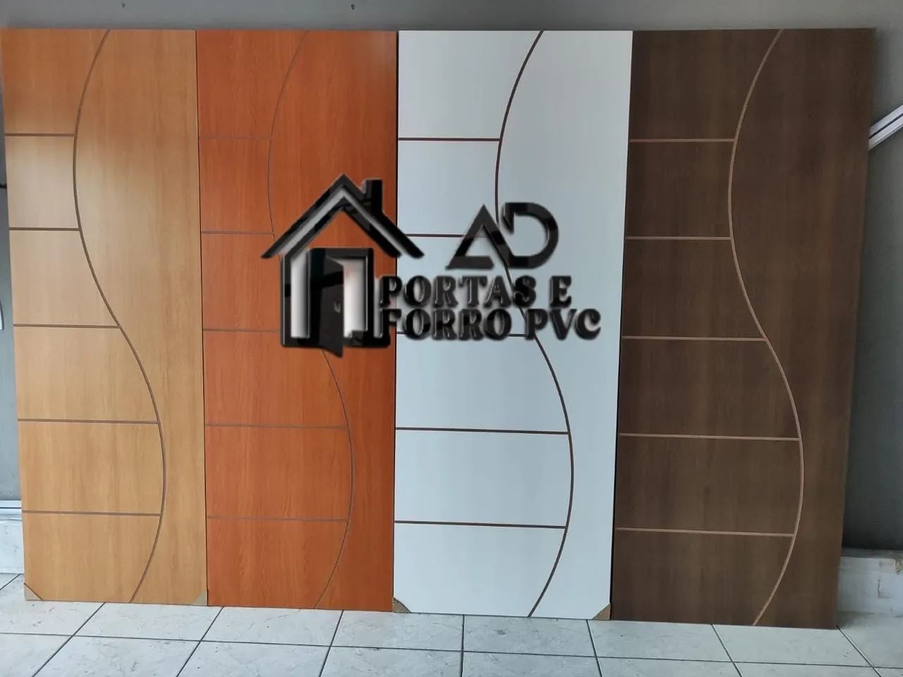 PORTAS HDF FIBRO MADEIRA - Foto 3