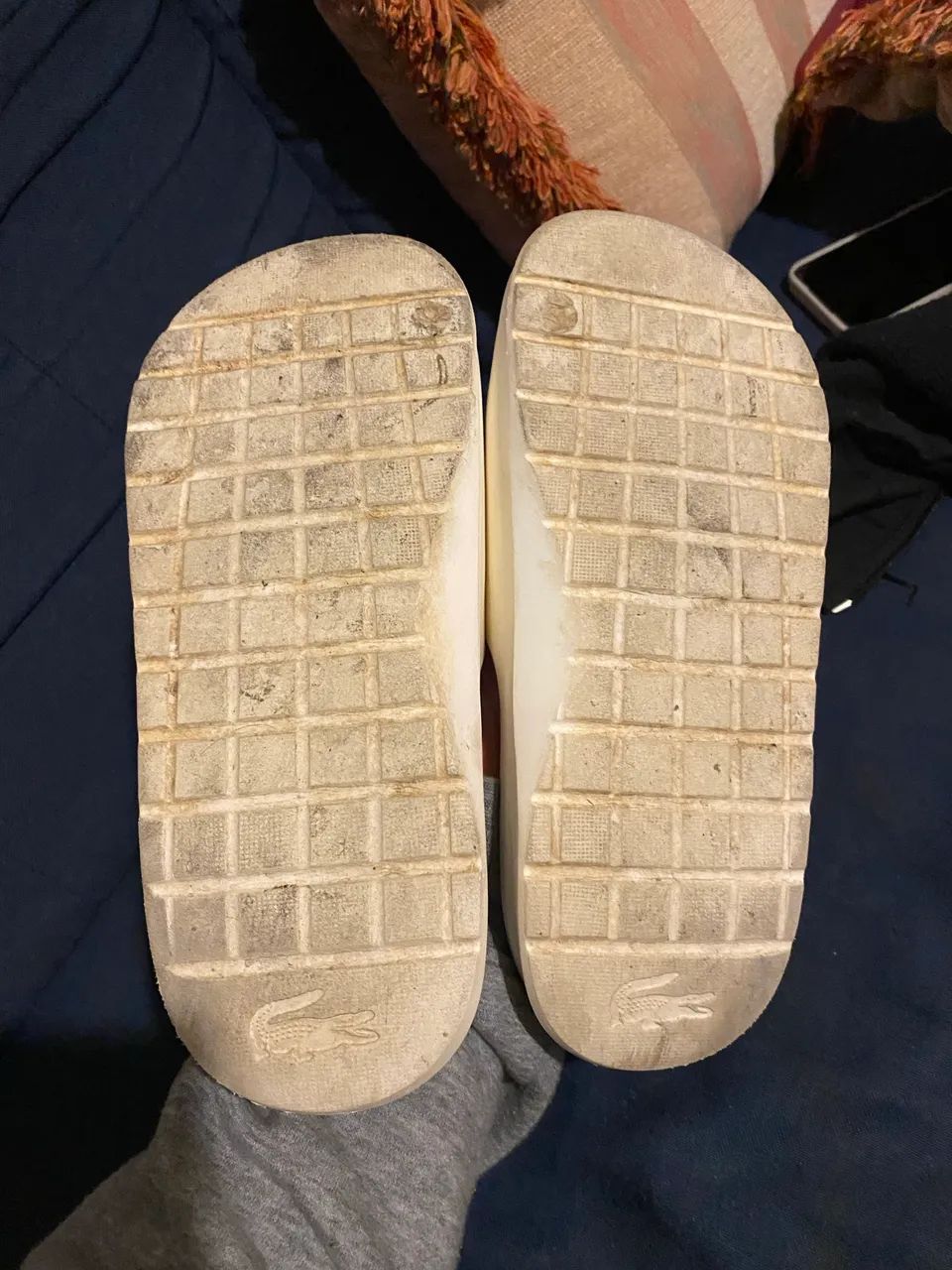 Chinelo Slide Lacoste 2.0 Branco - Foto 5