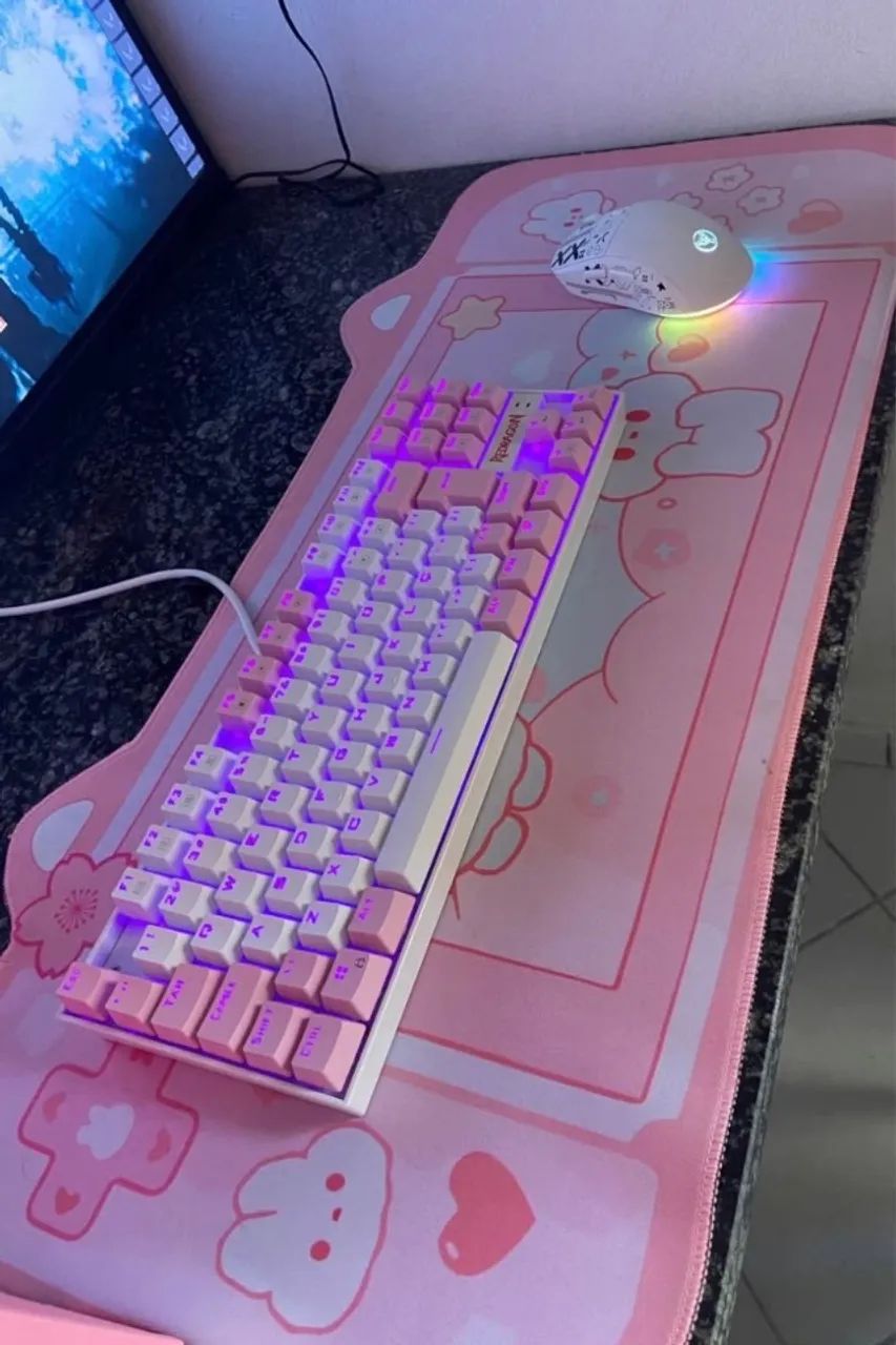 PREÇO IMPERDIVEL Pc Gamer Rosa Completo - Foto 4