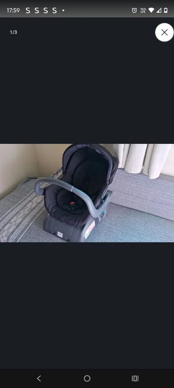 Vendo Bebê conforto Galzerano  com base. - Foto 3