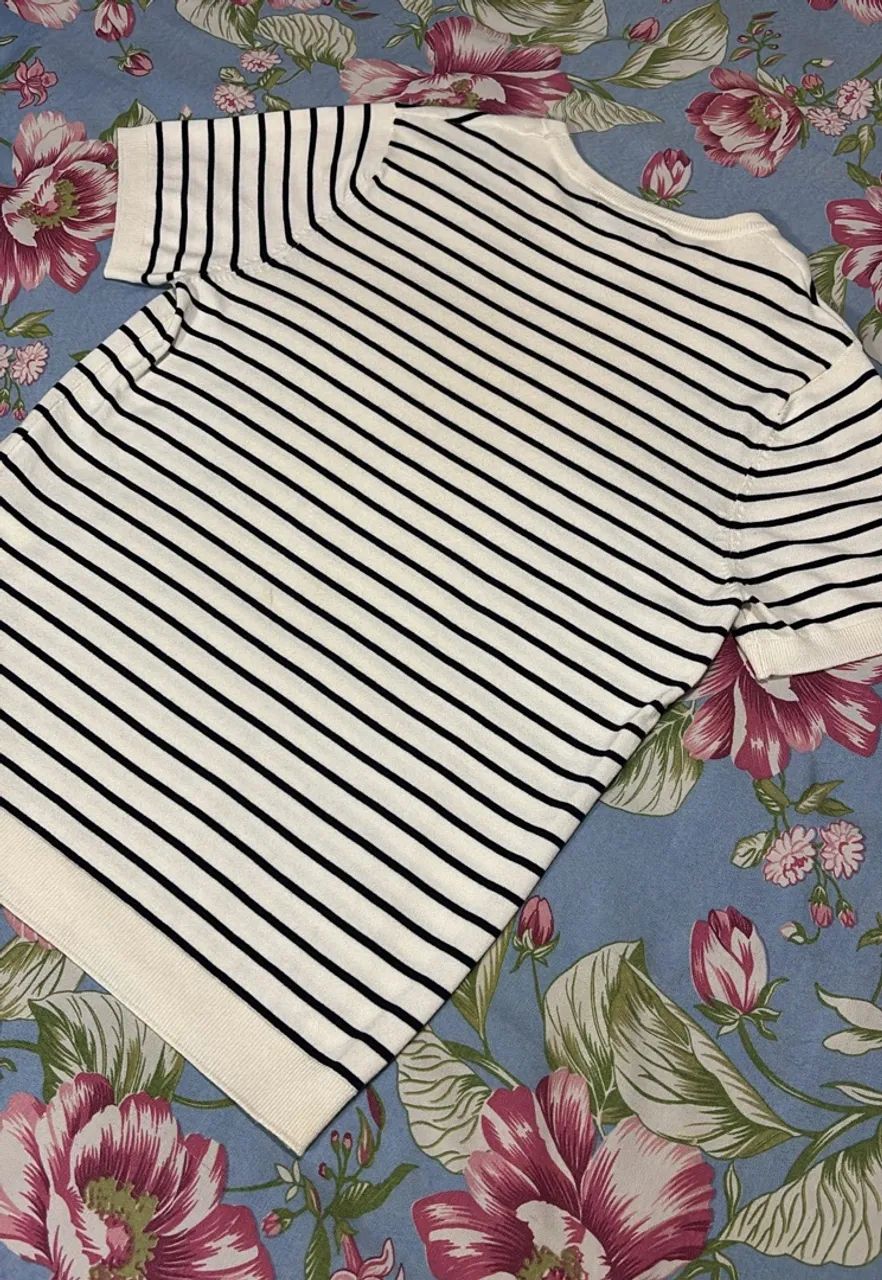 Camiseta Linho Listrada (original) - Foto 3