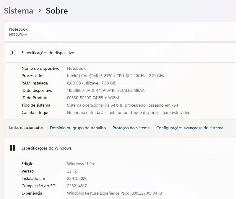 Notebook Sony Vaio i3 8ª geração  - Foto 4