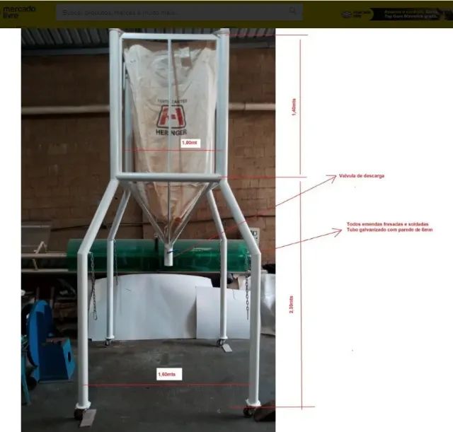 Silo Para Big Bag 1000 Kg