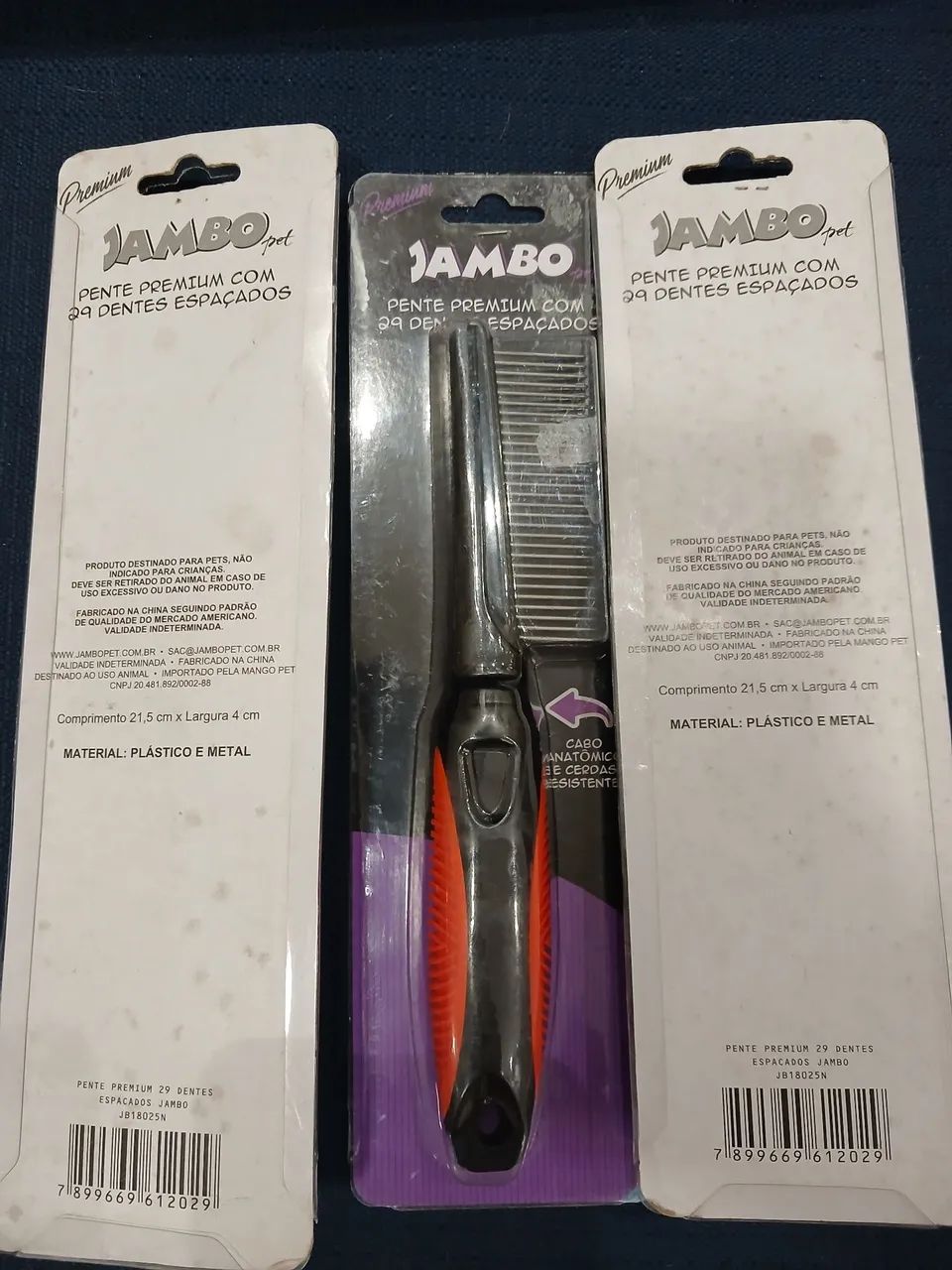 Pente premium com 29 dentes para pet Jambo - Foto 4