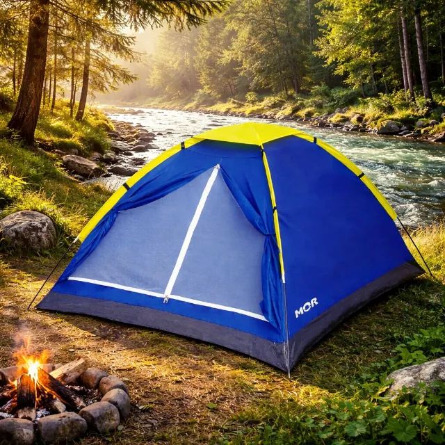Barraca Para Acampamento 2 Pessoas Azul