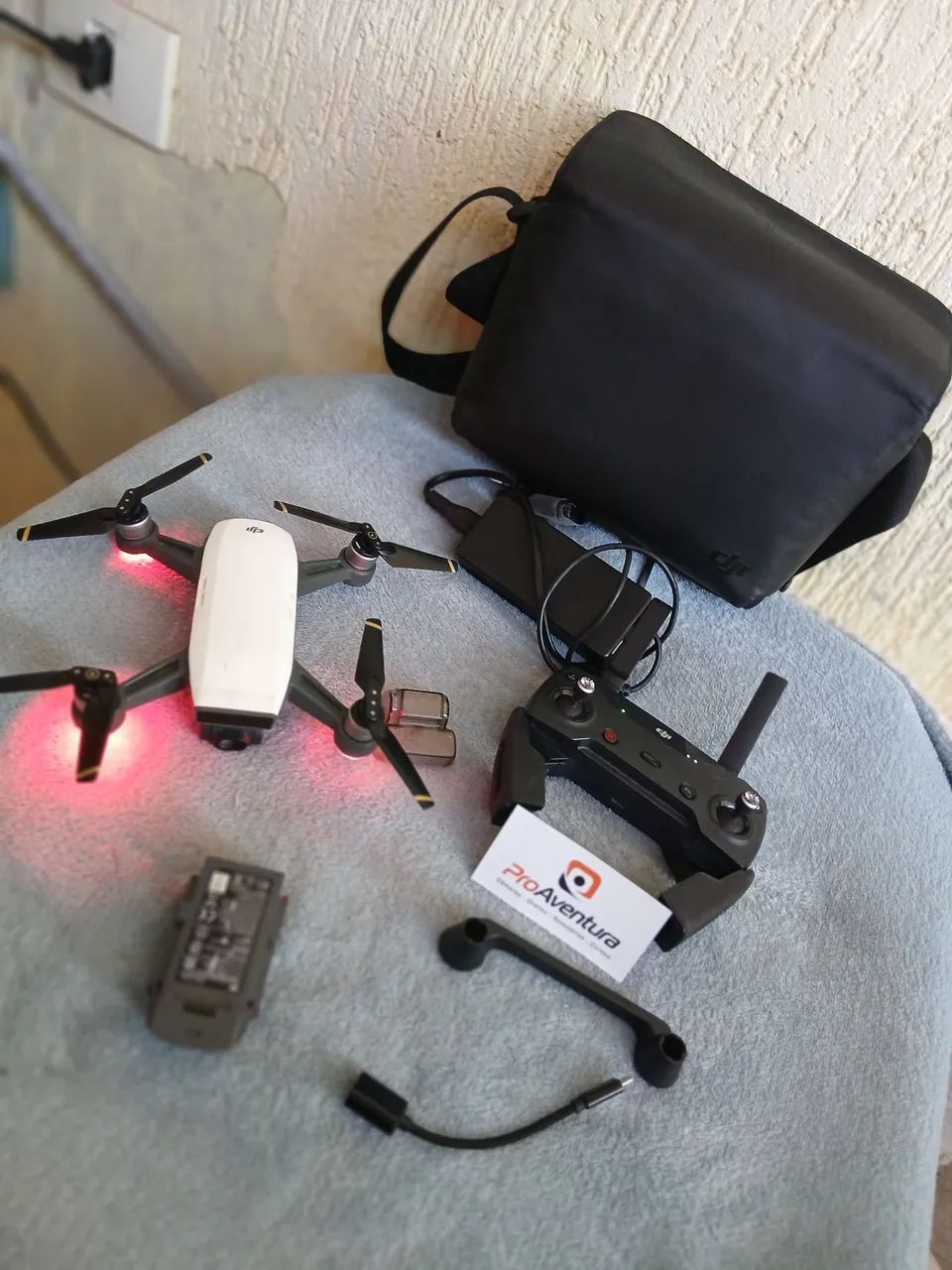 Venda-se drone dji spark combo completo funcionando perfeitamente  - Foto 4