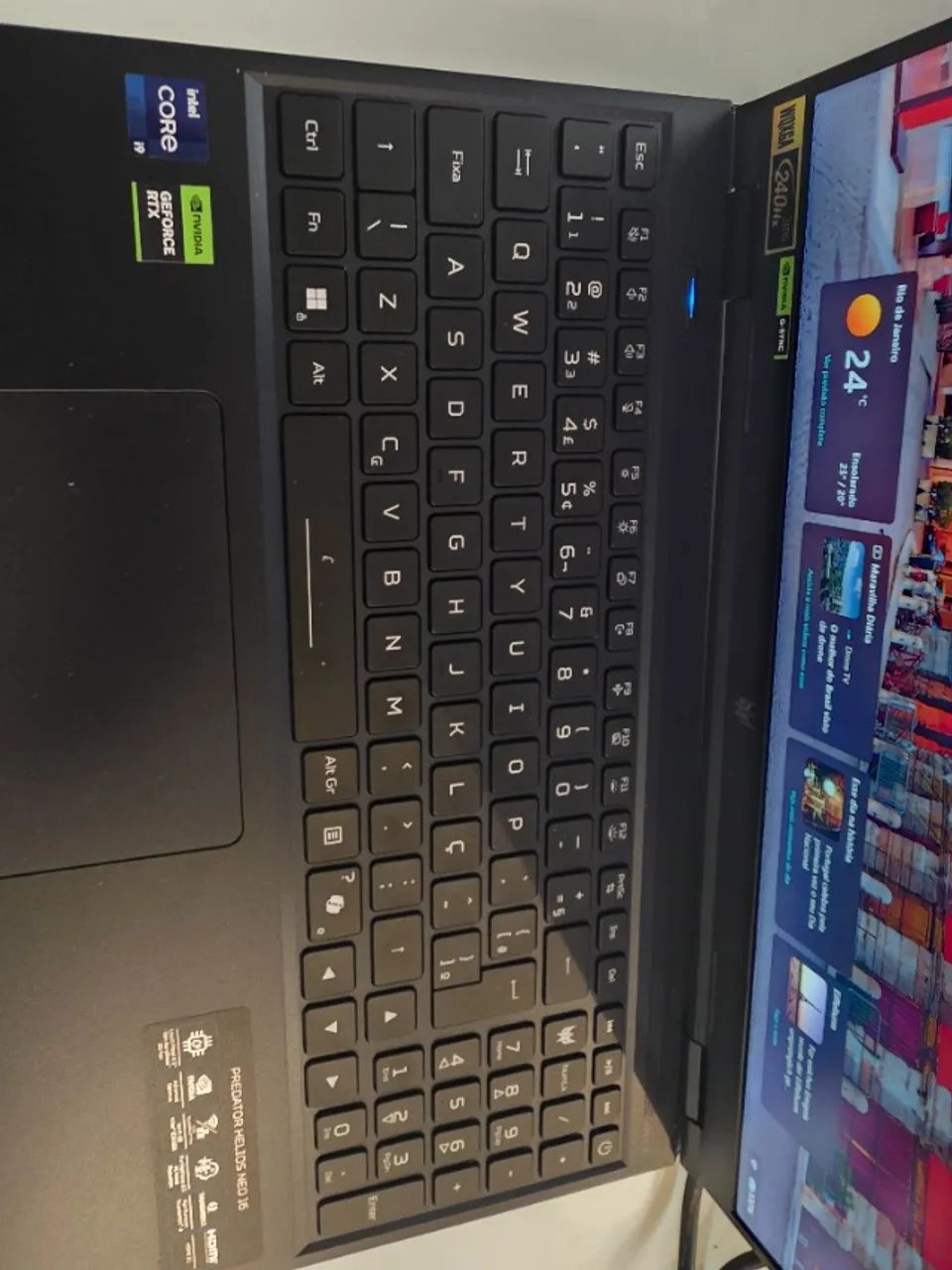 Laptop Predator Helios Neo intel® core i9-14900hx com rtx4070 - Foto 3