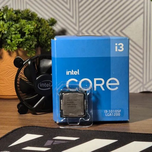 Intel Core i3-10105F + Cooler Box - Na caixa + Garantia - E2J5W