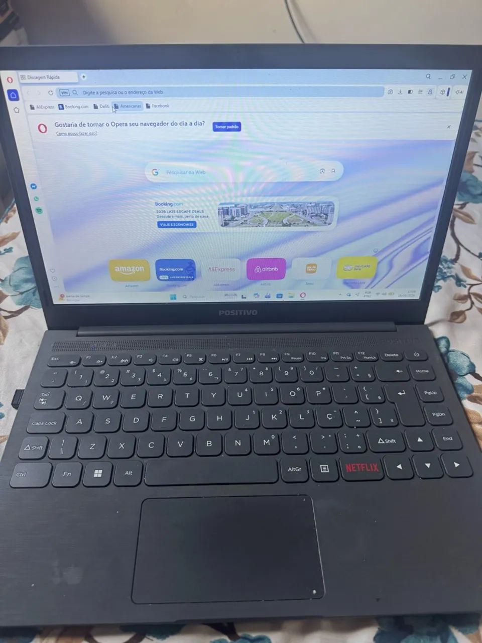 Notebook Positivo Motion C Intel Celeron 4GB - 128GB eMMC 14,1? Windows 11 C4128G-14