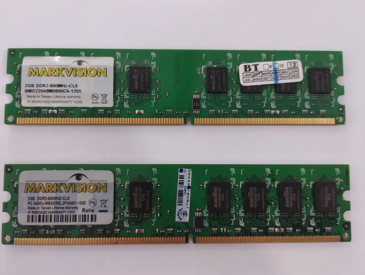 4 pentes de memória RAM DDR DDR2  - Foto 3