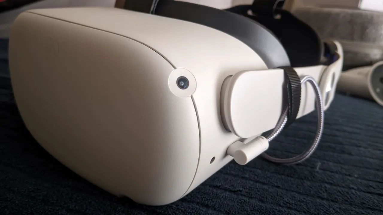 Metaquest/quest 2 256Gb + Strap com bateria, maleta e link PC