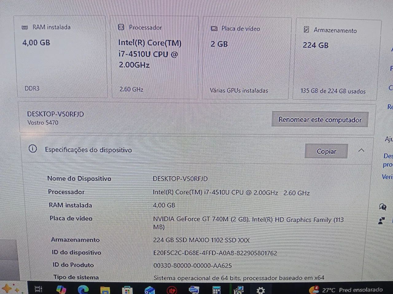 Notebook i7 troco em Xbox 
