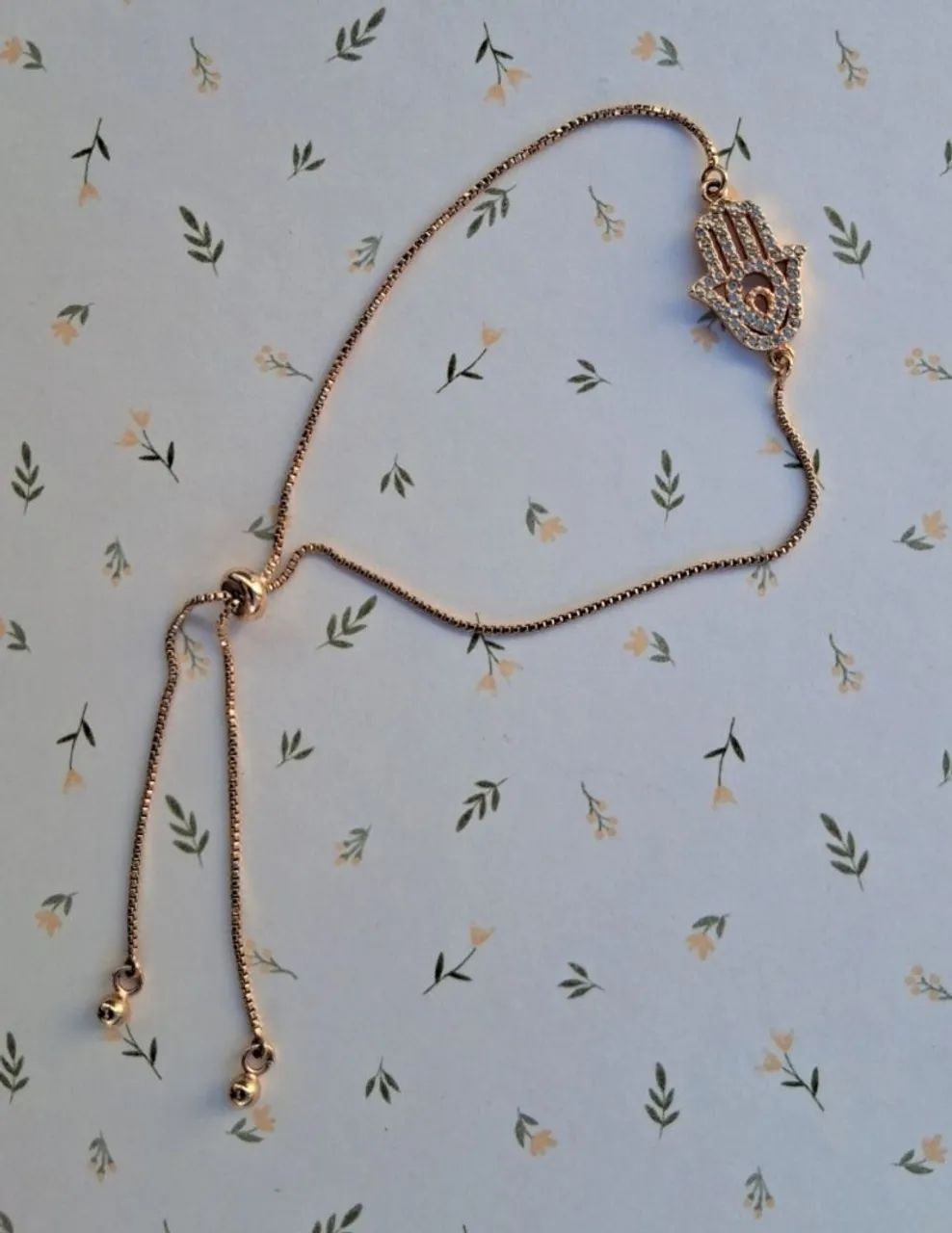 Pulseira semijoia dourado 