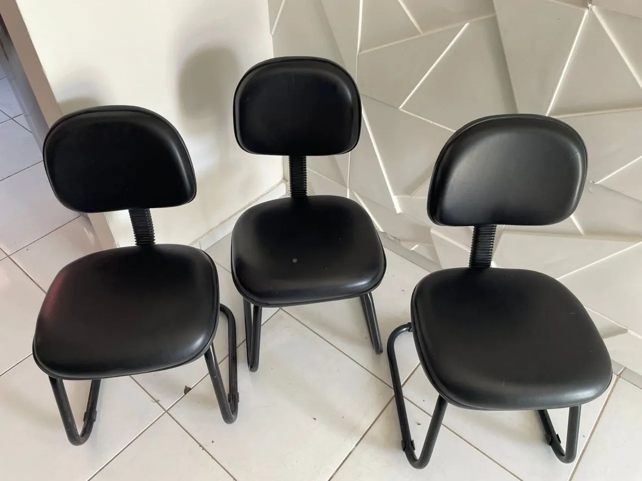 Set of 3 Office or Salon Chairs – Excellent Condition