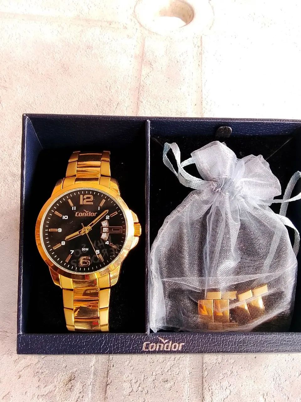 Relógio Dourado Condor masculino  - Foto 2