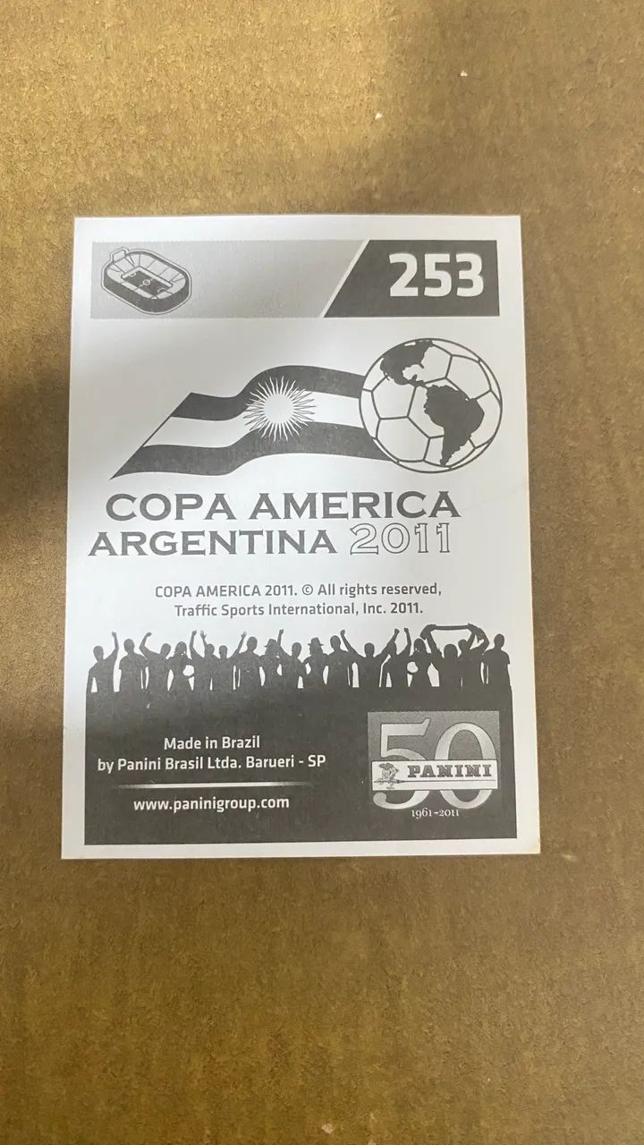 Figurinha Copa América 2011 - Guilhermo OCHOA 253 - Foto 2