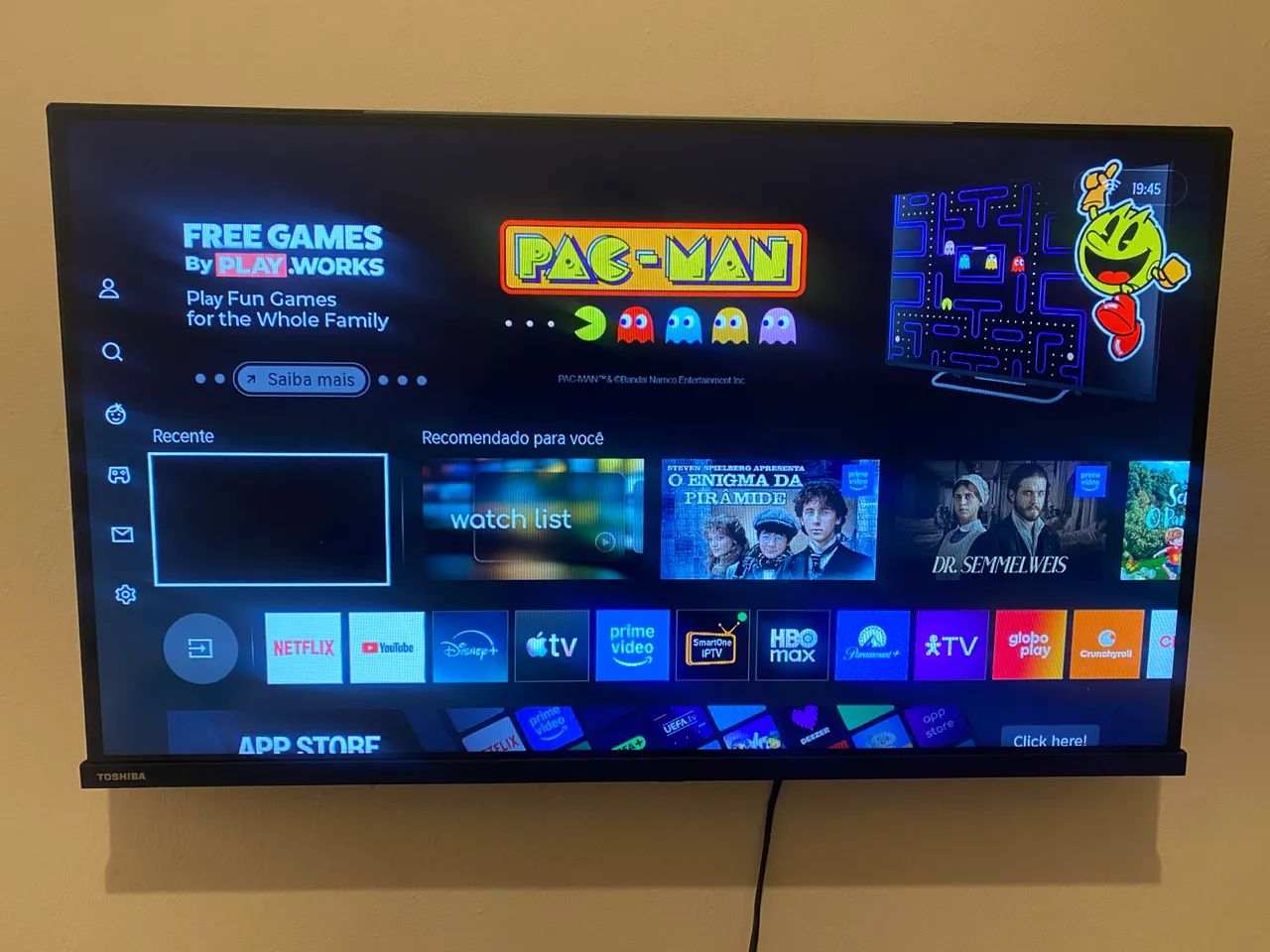 Smart TV LED TOSHIBA 32 POLEGADAS - NOVA  - Foto 4