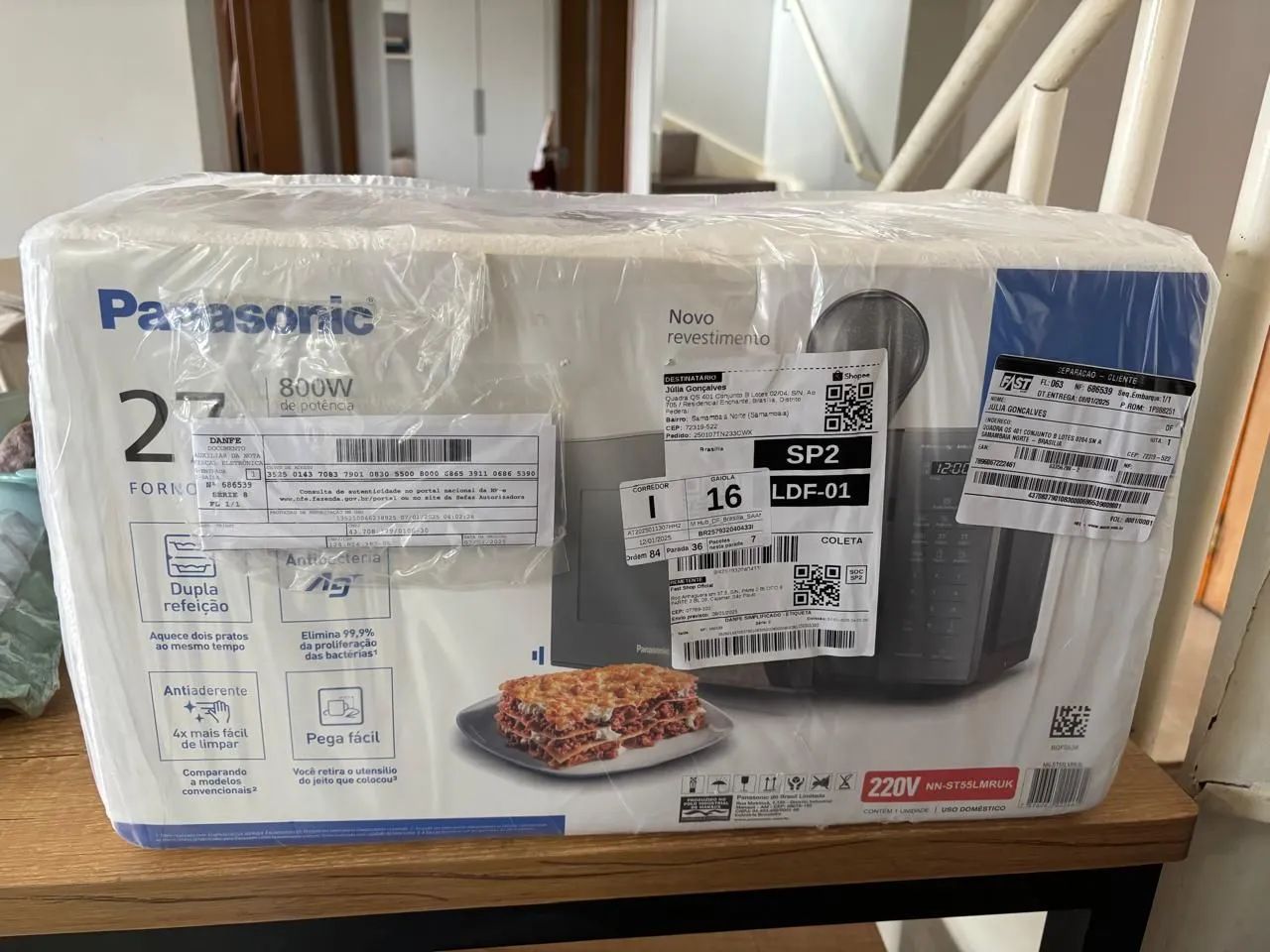 Micro-ondas Panasonic 27L - NOVO!