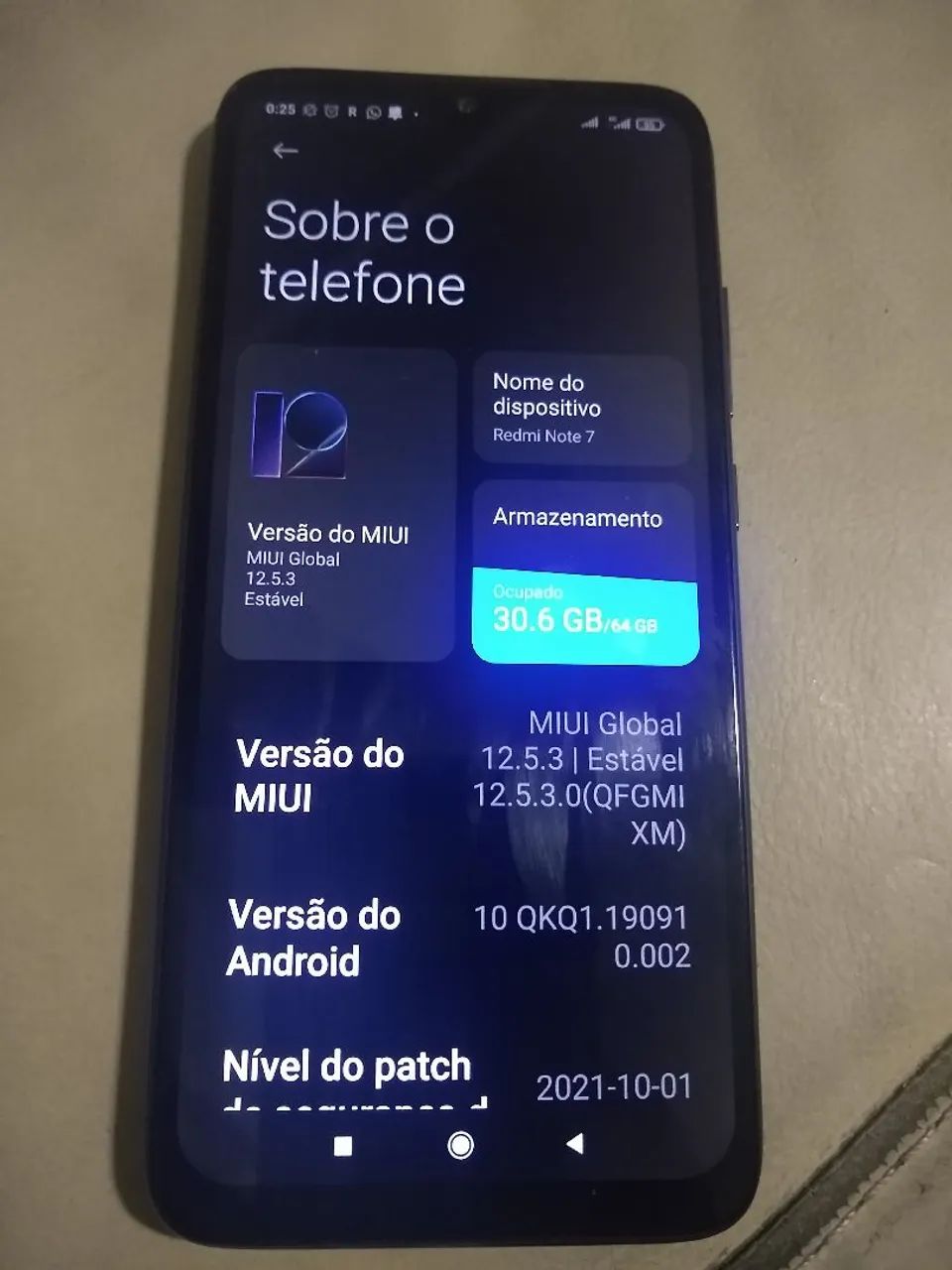 REDMI NOTE 7 - Tela Intacta Sem Trincas - Bateria 4000 Milhamperes - Pegar e Usar. - Foto 3
