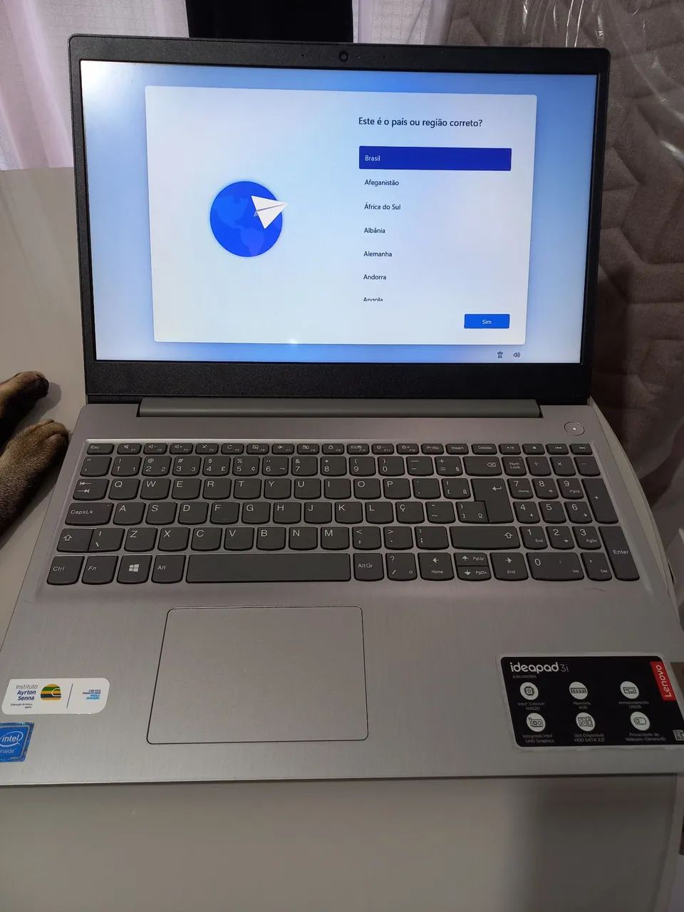 Notebook Lenovo IdeaPad3i, 14 Intel Celeron, N4020, 4 GB, RAM 128 GB